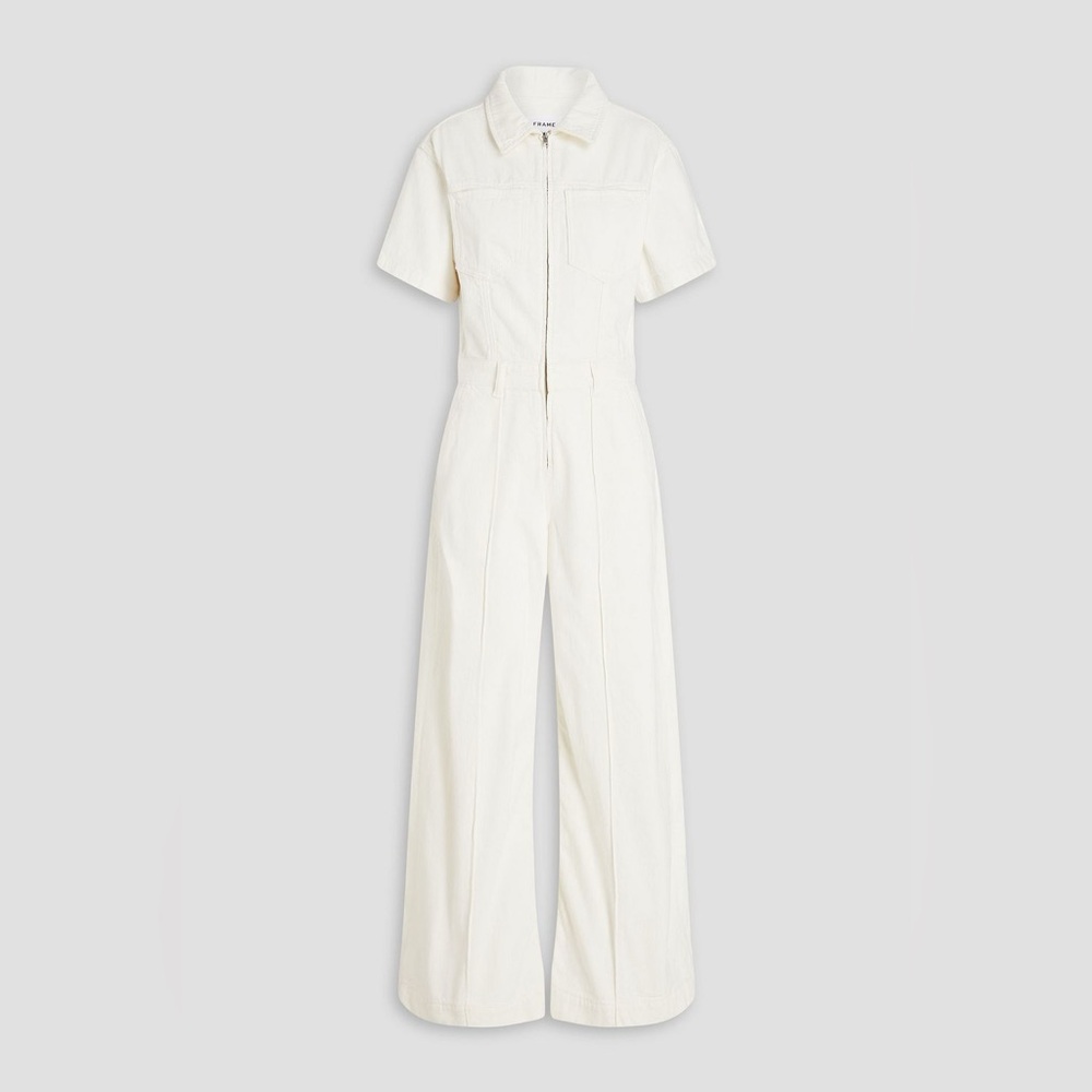 FRAME Denim Wide Leg Jumpsuit - Picture 3 of 4